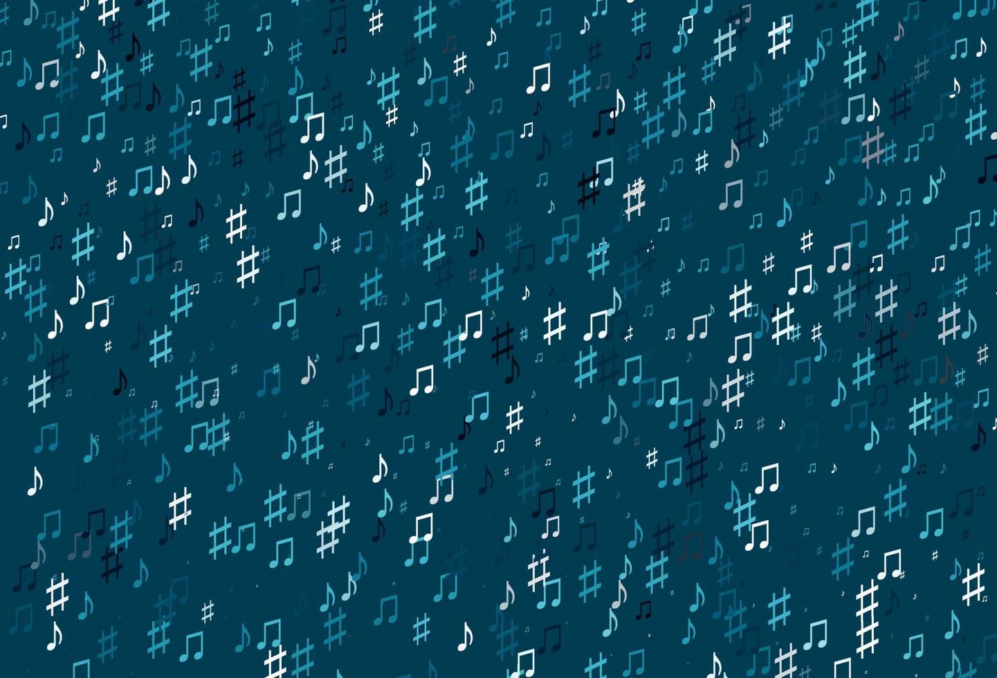 motif vectoriel bleu clair avec des éléments de musique.