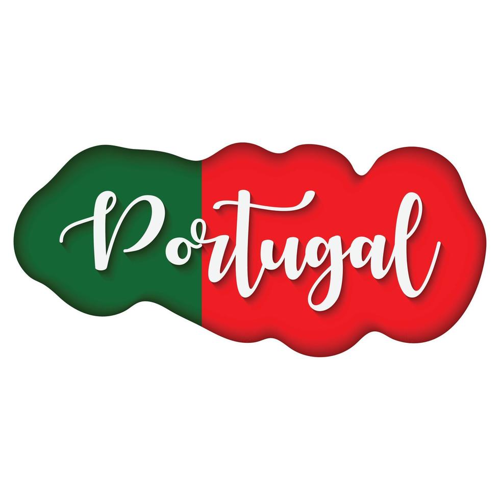 icône de vecteur de drapeau portugal