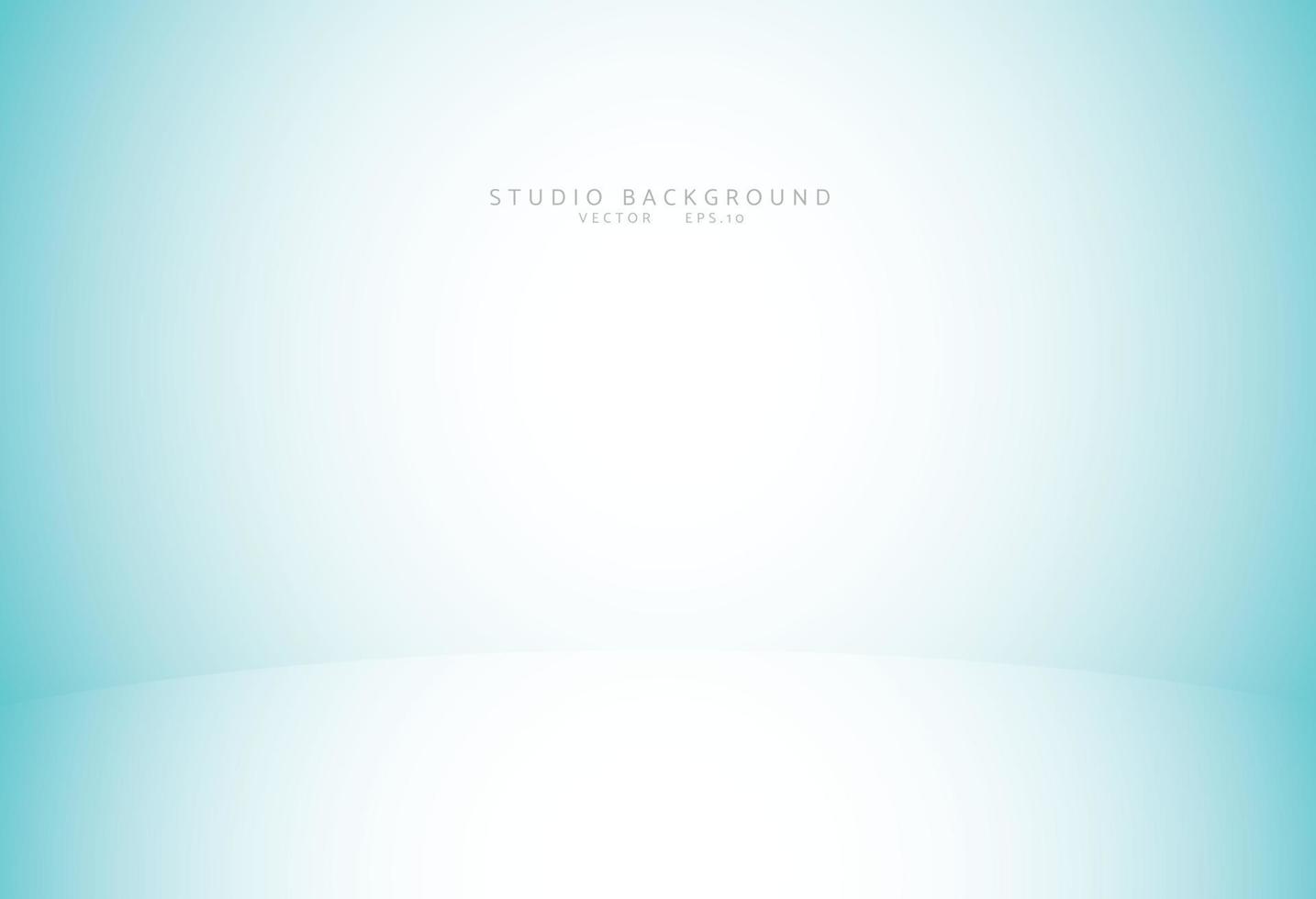 toile de fond de salle de studio bleu vide. intérieur clair avec copyspace pour votre projet créatif. illustration vectorielle eps 10 vecteur