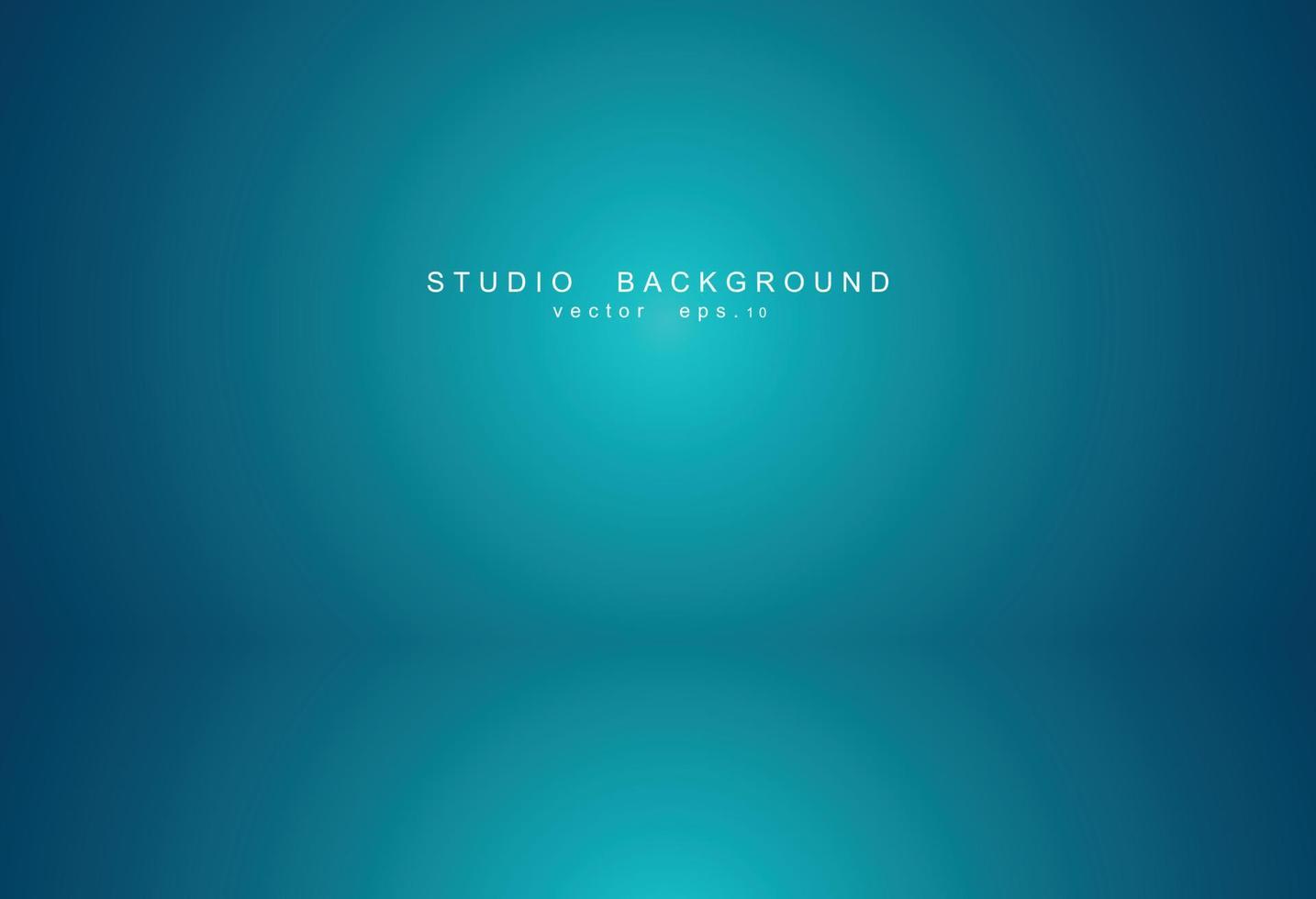 toile de fond de salle de studio bleu vide. intérieur clair avec copyspace pour votre projet créatif. illustration vectorielle eps 10 vecteur