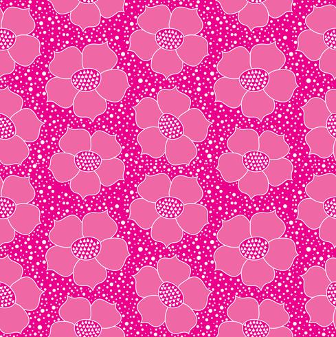 Floral pattern sans soudure. Fond de fleurs. vecteur