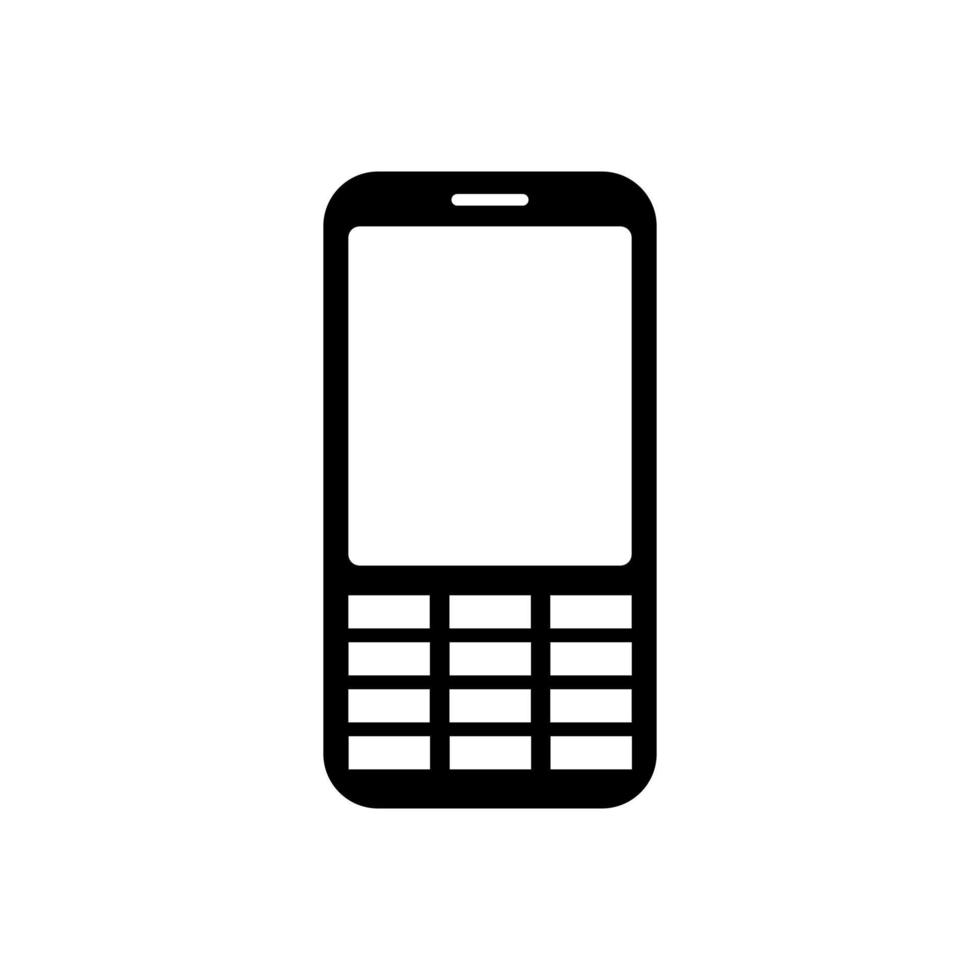 icône de téléphone symbole d'icône de téléphone pour l'application et la messagerie vecteur