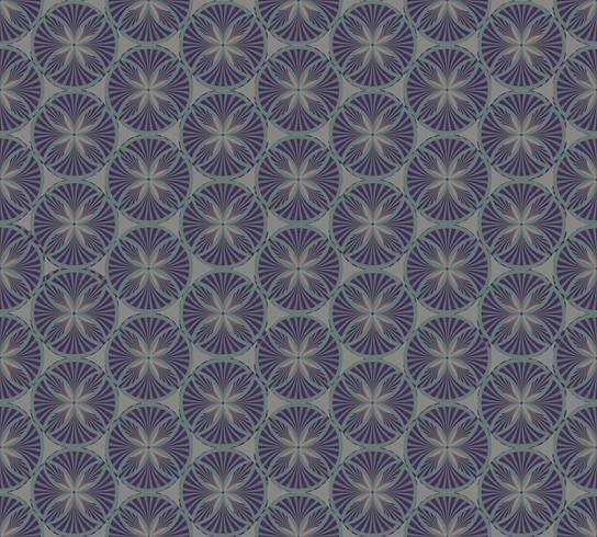 Motif géométrique abstrait Fond de tissu ornement floral abstrait vecteur