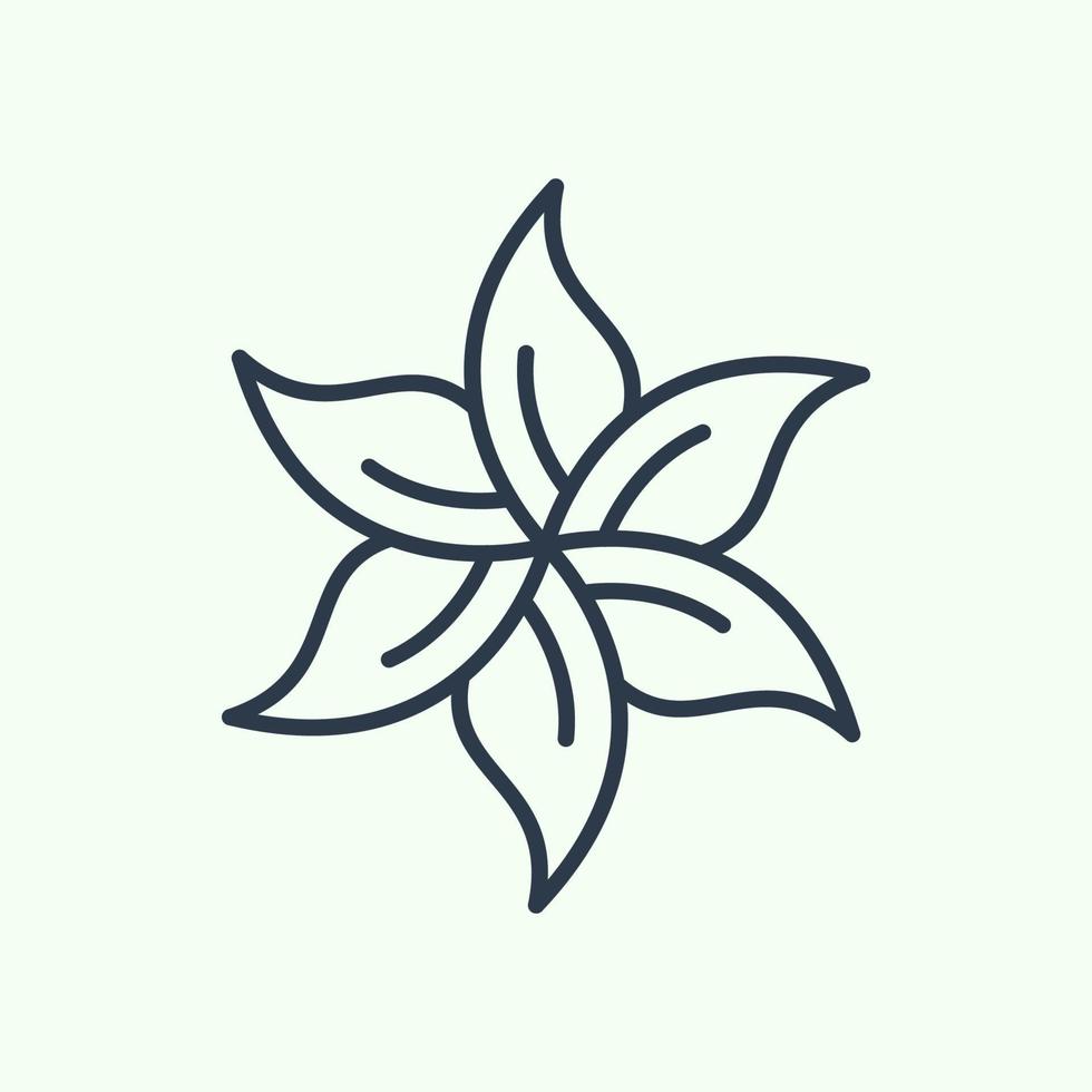 modèle de logo d'icône de feuille, utilisé pour l'environnement et les plantes. vecteur