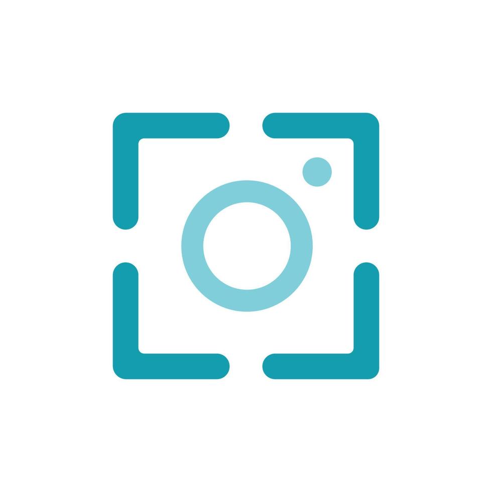 scan cam logo moderne bon pour l'application et plus vecteur