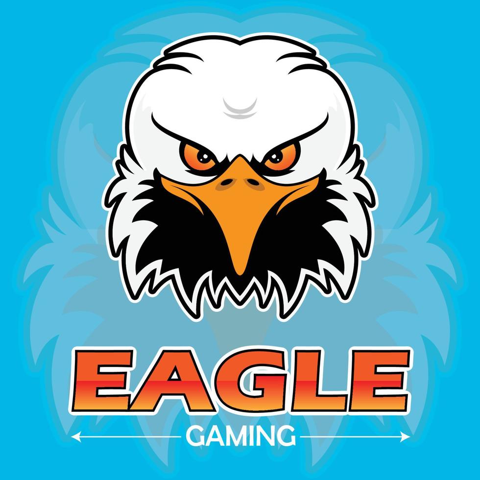 logo de jeu aigle vecteur