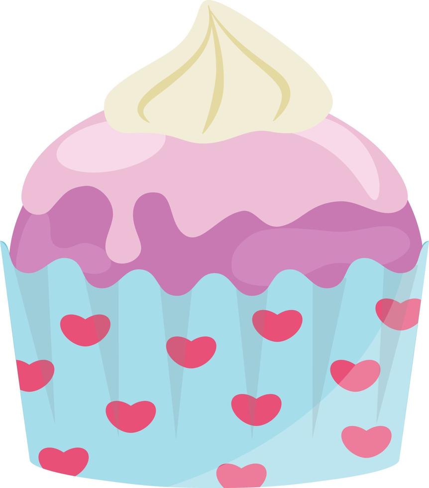 conception d'illustration d'icône de délicieux cupcake vecteur
