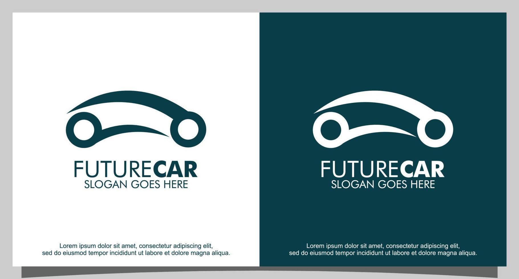 future création de logo vectoriel de voiture