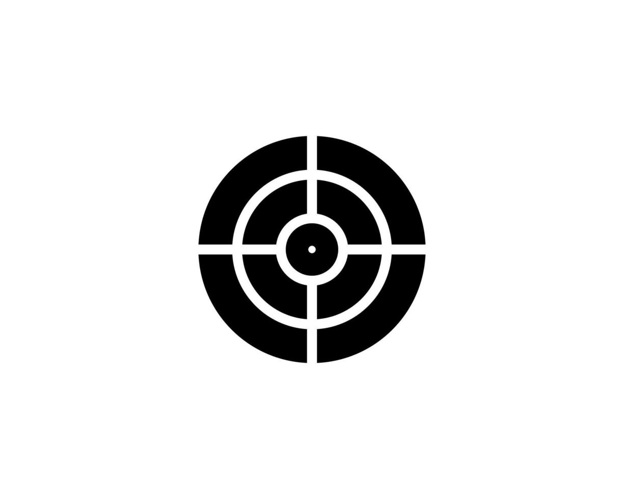 icône de contour de but isolé. symbole, illustration de logo pour concept mobile, conception web et jeux. vecteur