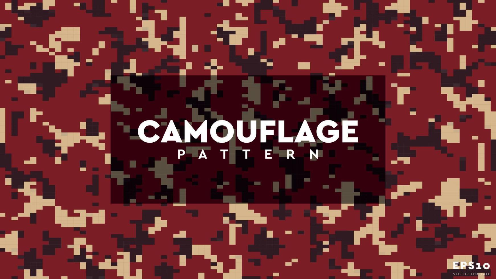 modèle de vecteur de camouflage