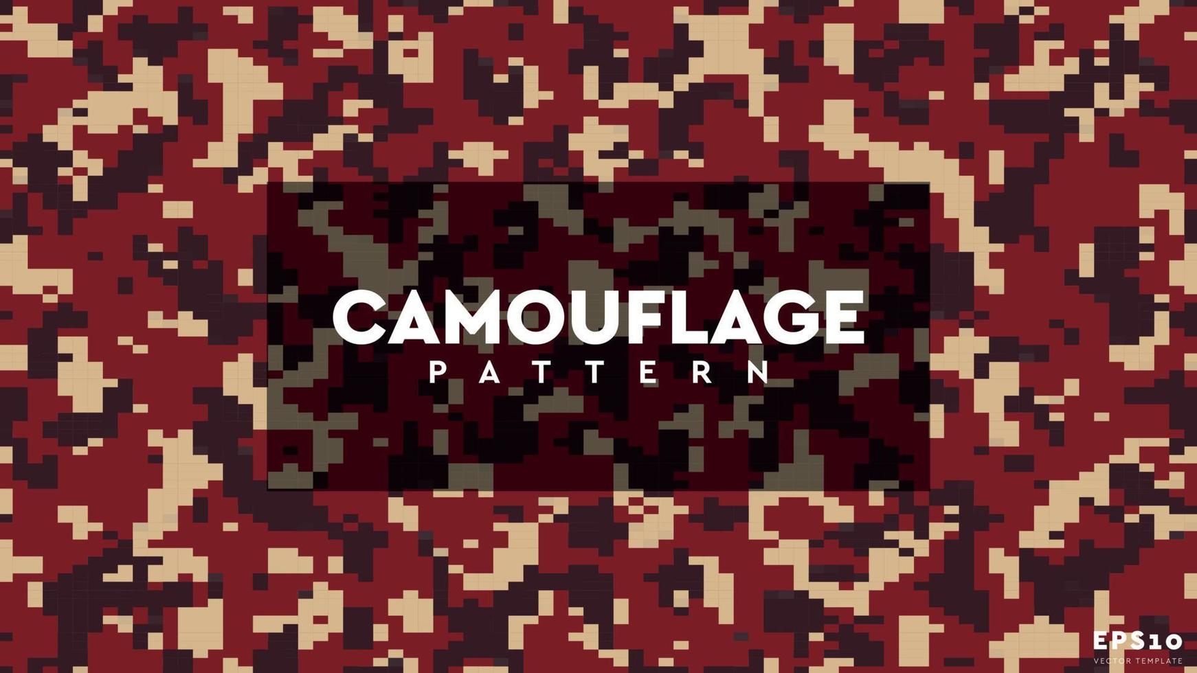 modèle de vecteur de camouflage