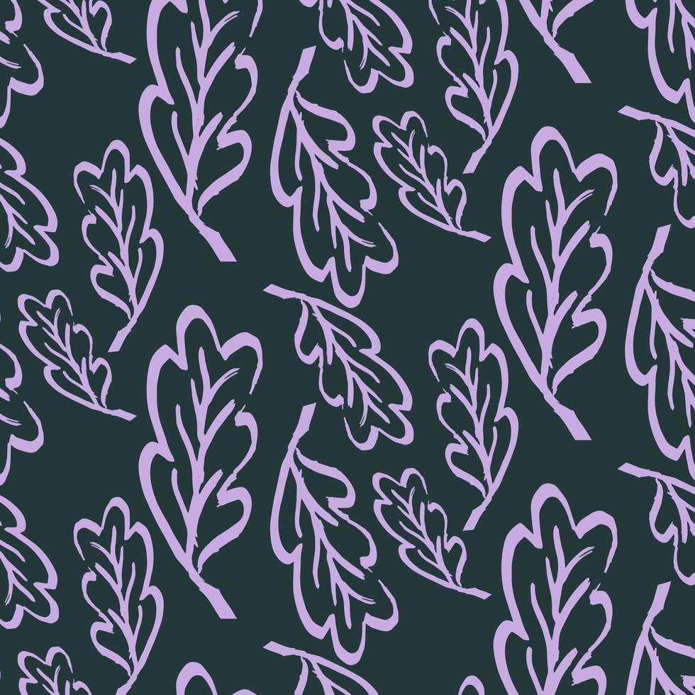 fond floral dessiné à la main. modèle sans couture de vecteur dans le style doodle. idéal pour le tissu, les textiles de maison.