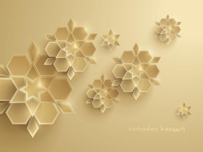 Papier graphique d&#39;art géométrique islamique vecteur