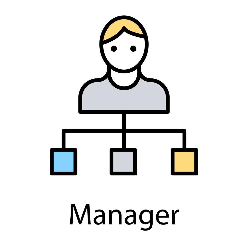 concepts d'administrateur réseau vecteur