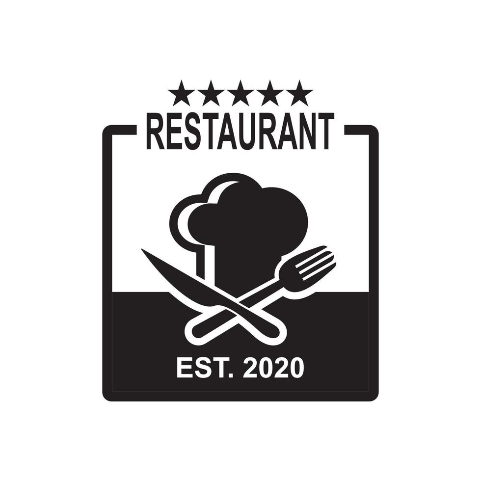 vecteur de restaurant, vecteur de logo de nourriture