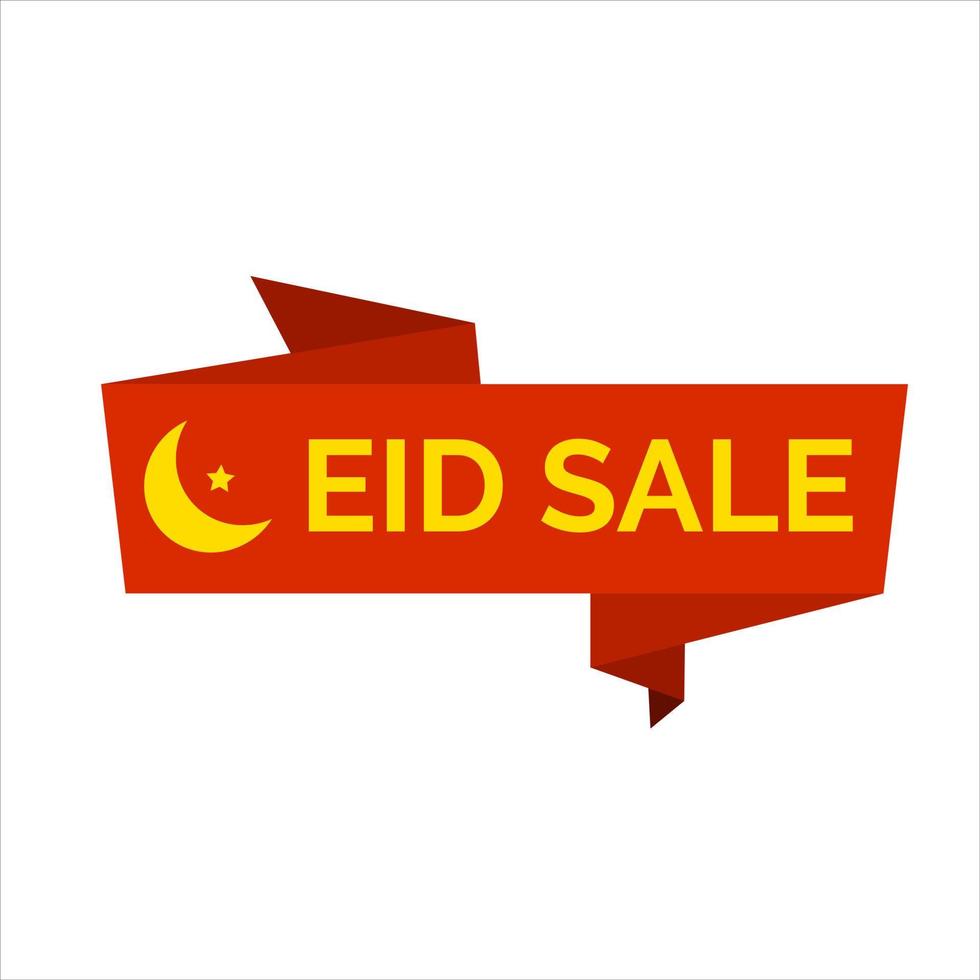 conception de vente eid mubarak pour les entreprises. modèle de promotion de bannière de remise vecteur