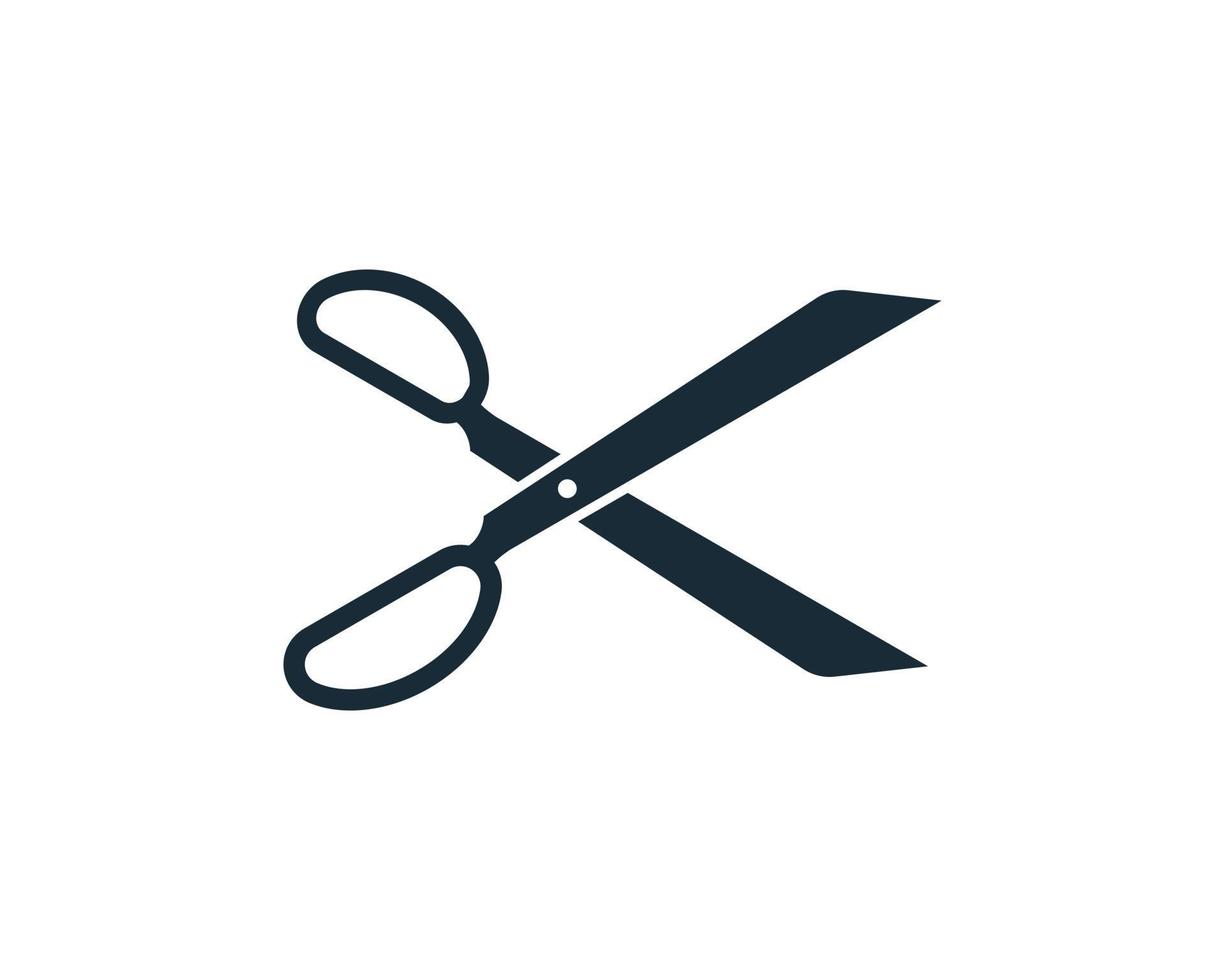 ciseaux icône vector logo modèle illustration design