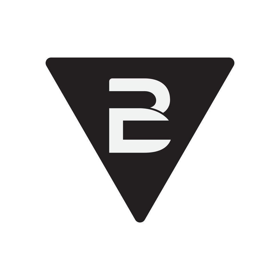 alphabet lettres icône logo cb ou bc vecteur