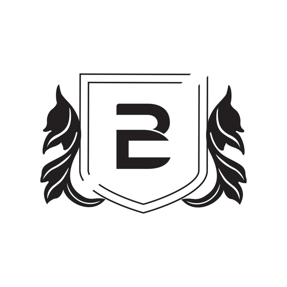 alphabet lettres icône logo cb ou bc vecteur