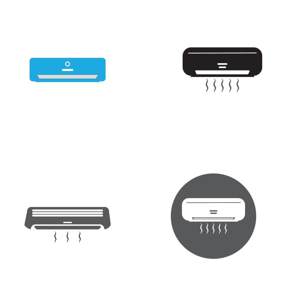 conception de vecteur d'illustration d'icône de climatiseur