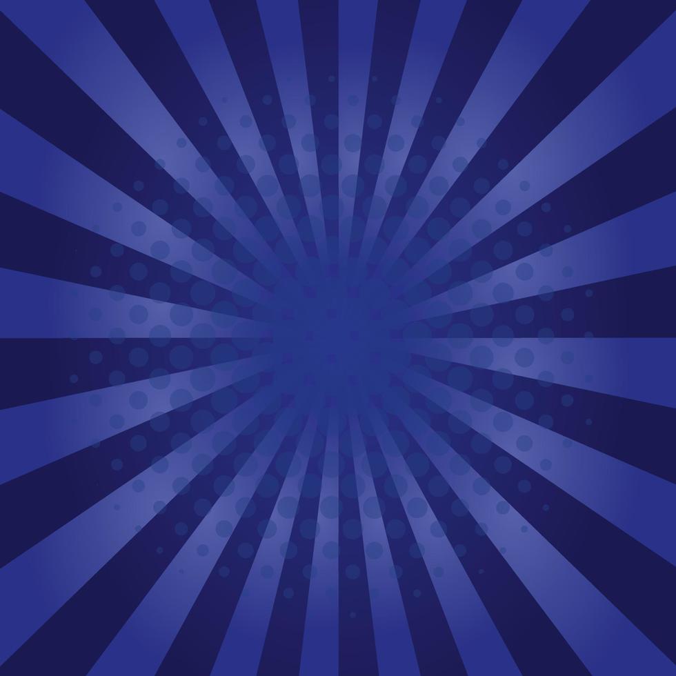 fond comique points de demi-teintes vecteur de couleur bleu