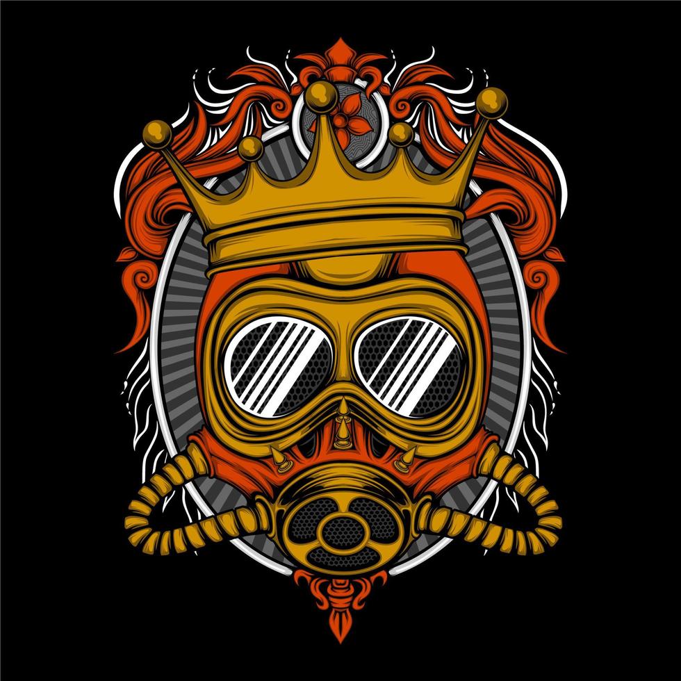 illustration de masque facial steampunk vecteur