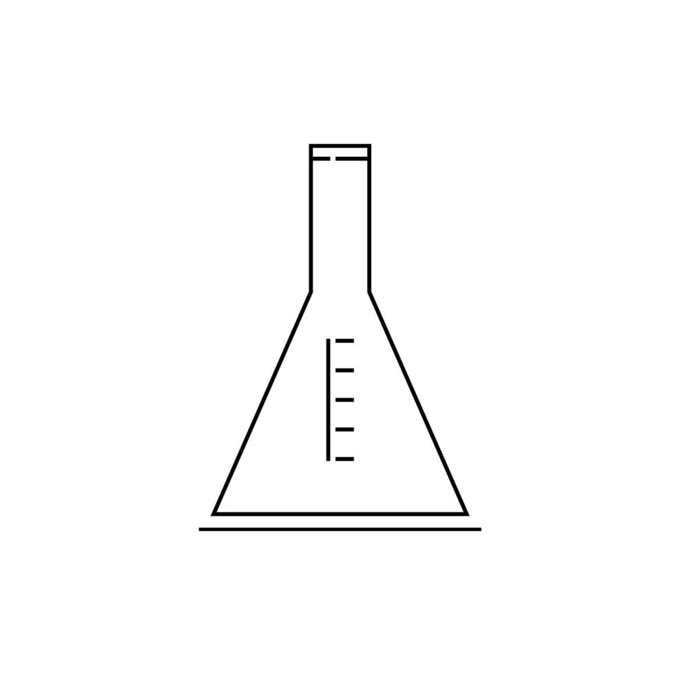 verre avec illustration d'icône d'échelle de mesure vecteur