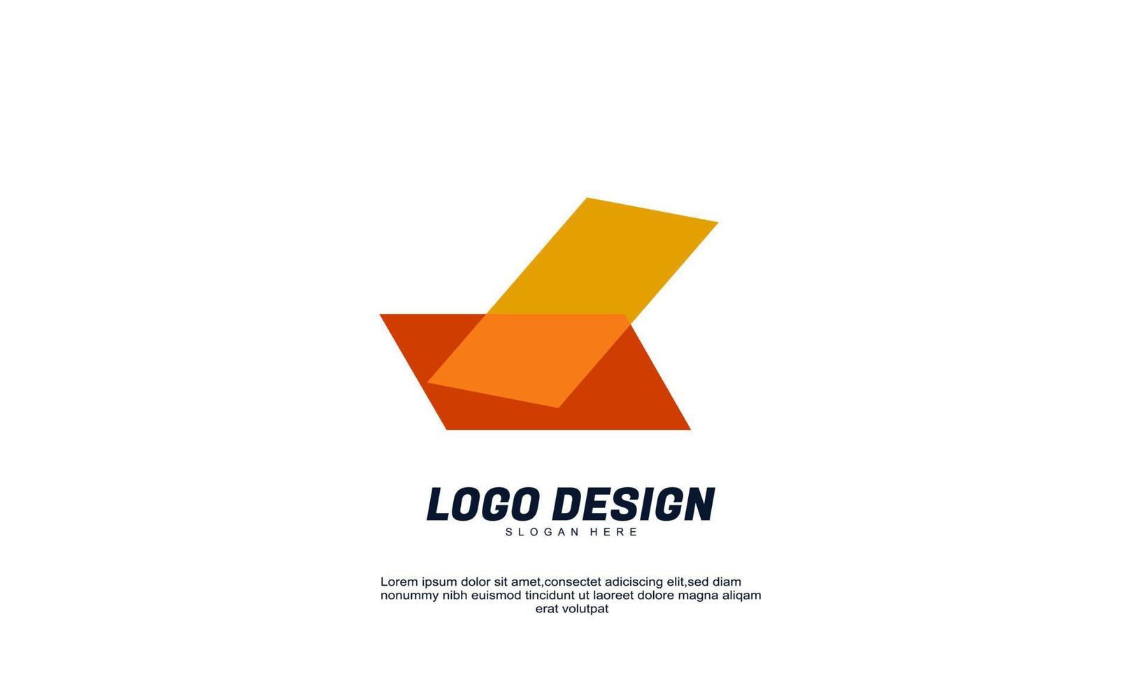 stock illustration abstrait créatif entreprise logo icône design moderne style numérique mouvement flux vecteur couleur transparente