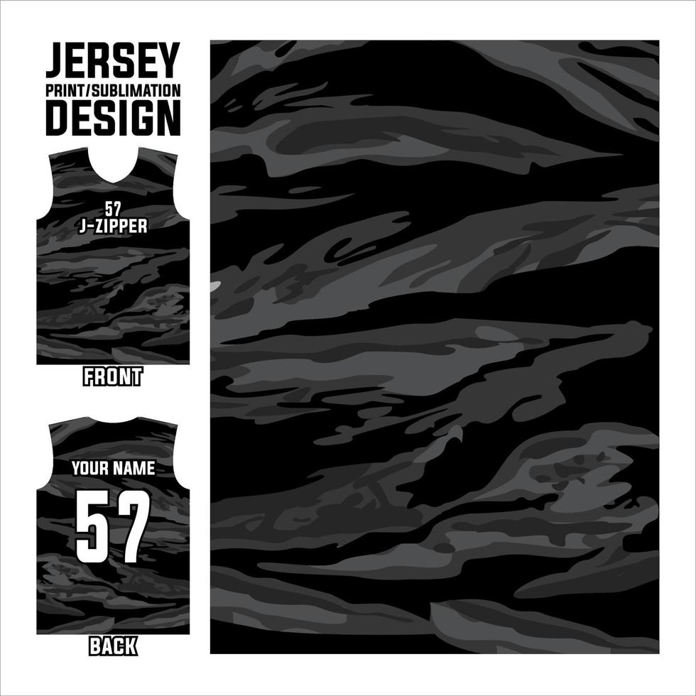 impression de maillot de conception de motif abstrait, maillot de sublimation pour le football de sports d'équipe, le basket-ball, le volley-ball, le baseball, etc. vecteur