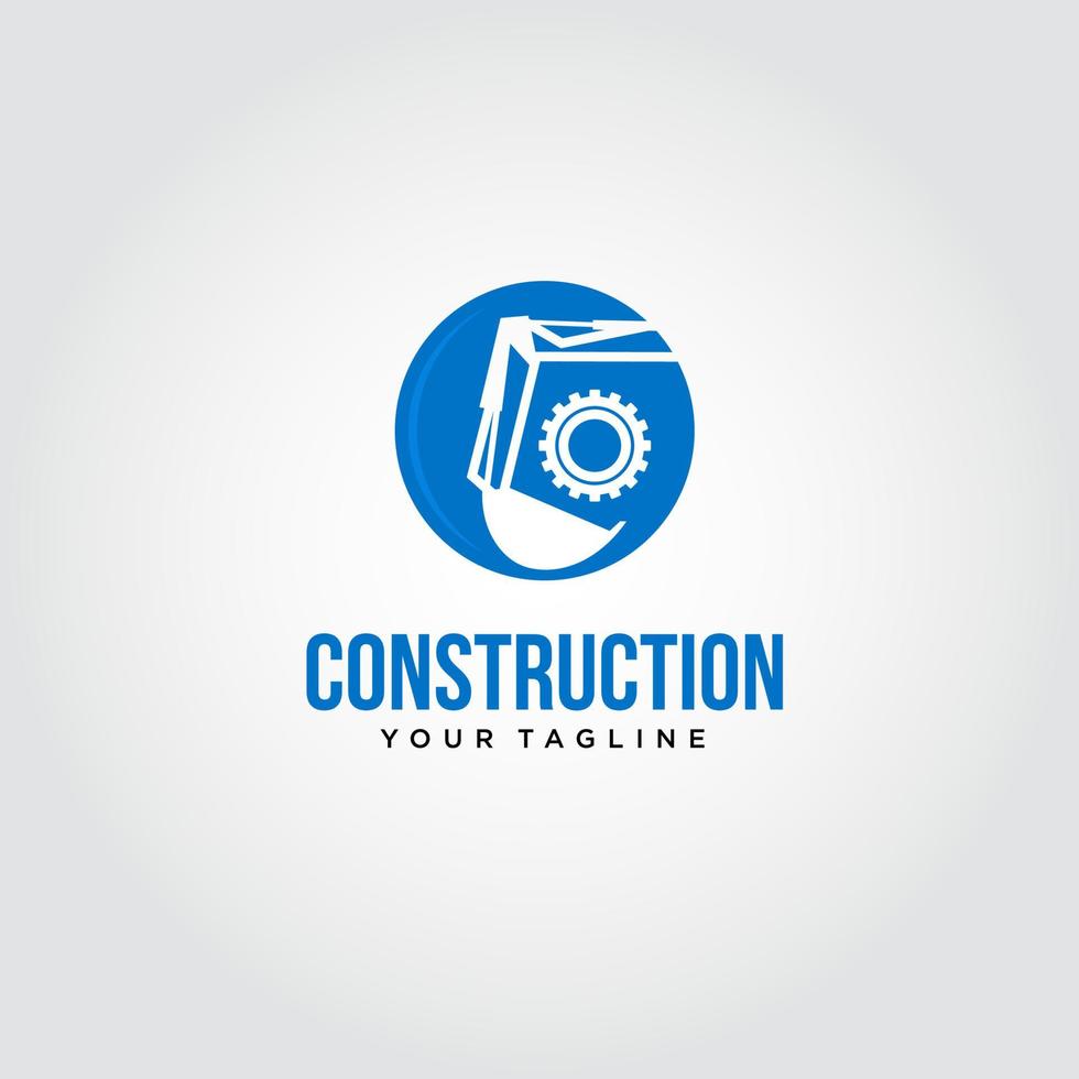 vecteur de conception de logo de construction. adapté au logo de votre entreprise
