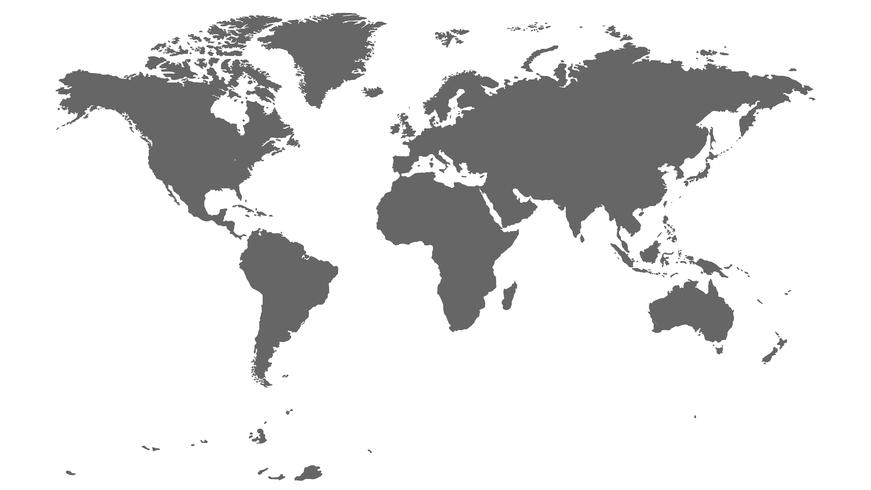 Carte du monde vecteur