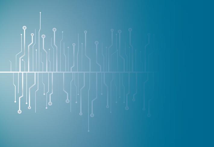 technologie ligne symbole abstrait vecteur