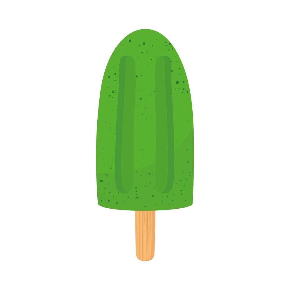 glace matcha vecteur