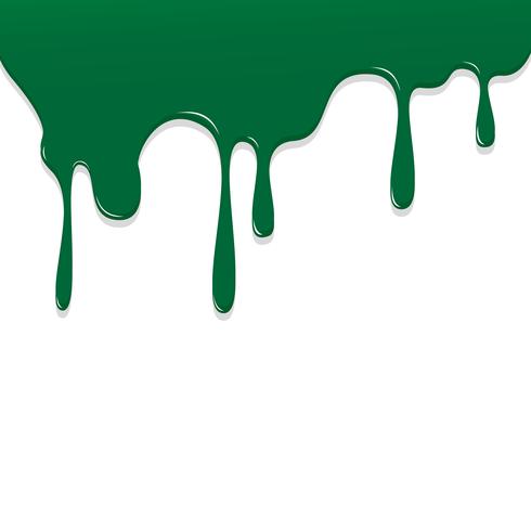 Goutte de couleur verte, illustration vectorielle fond coloré vecteur