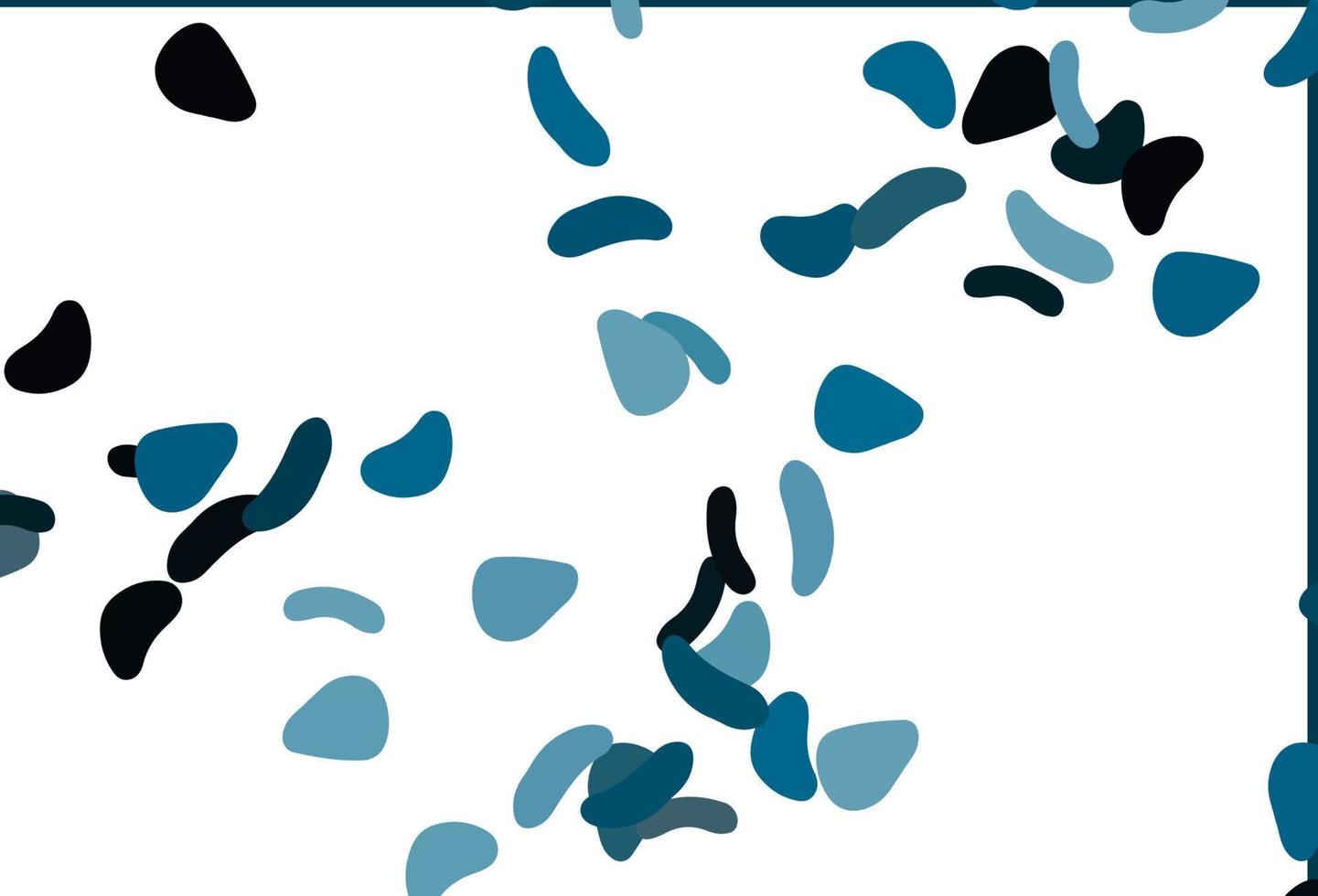 modèle vectoriel bleu clair avec des formes de memphis.