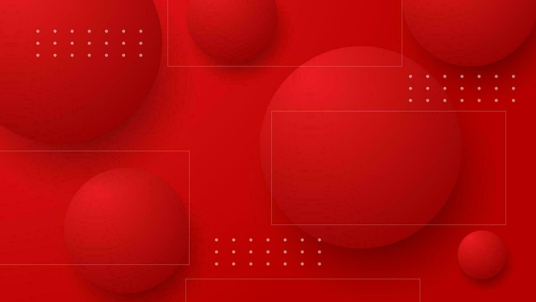 abstrait circulaire rouge. illustration vectorielle vecteur
