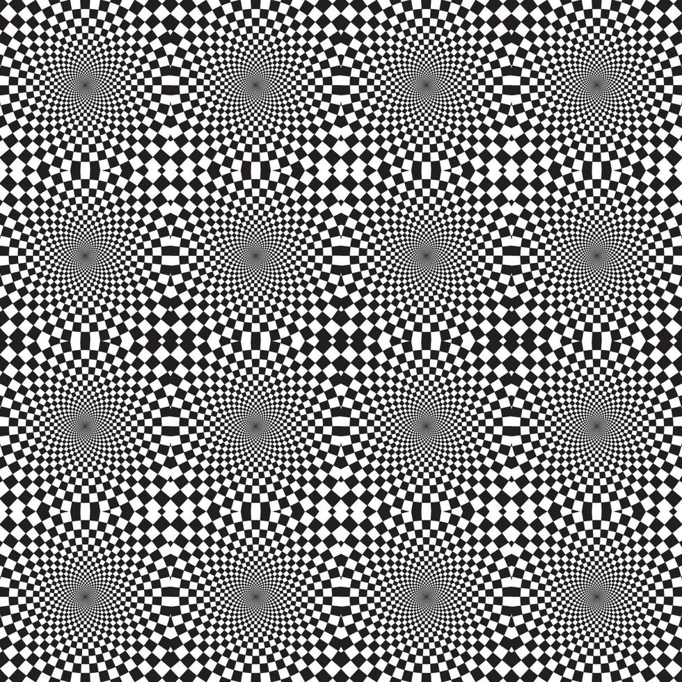 abstrait psychédélique à motif circulaire dynamique. illusion d'optique du mouvement. utiliser pour les cartes, les invitations, les fonds d'écran, les motifs de remplissage, les éléments de pages Web, etc. vecteur