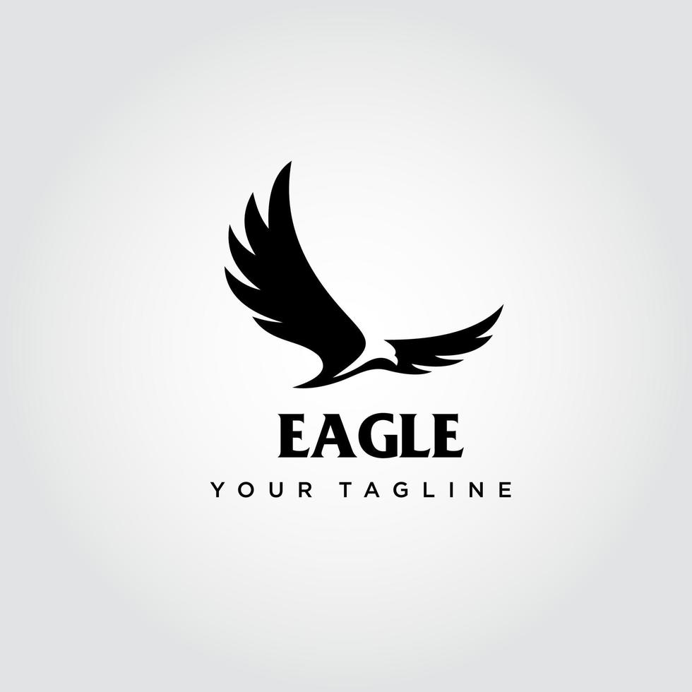 vecteur de conception de logo d'aigle. adapté au logo de votre entreprise