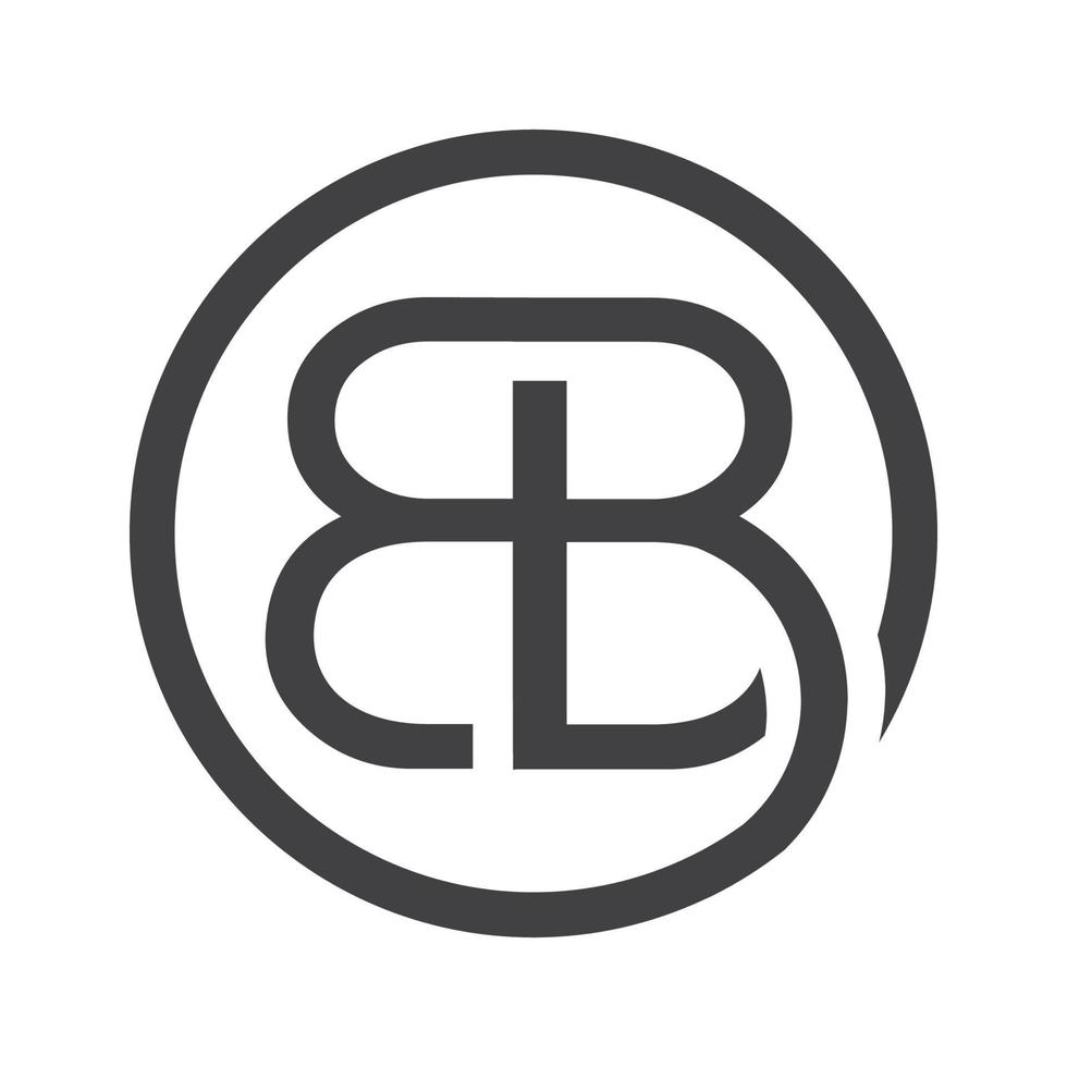 lettre b pour le modèle de conception de logo de boutique vecteur