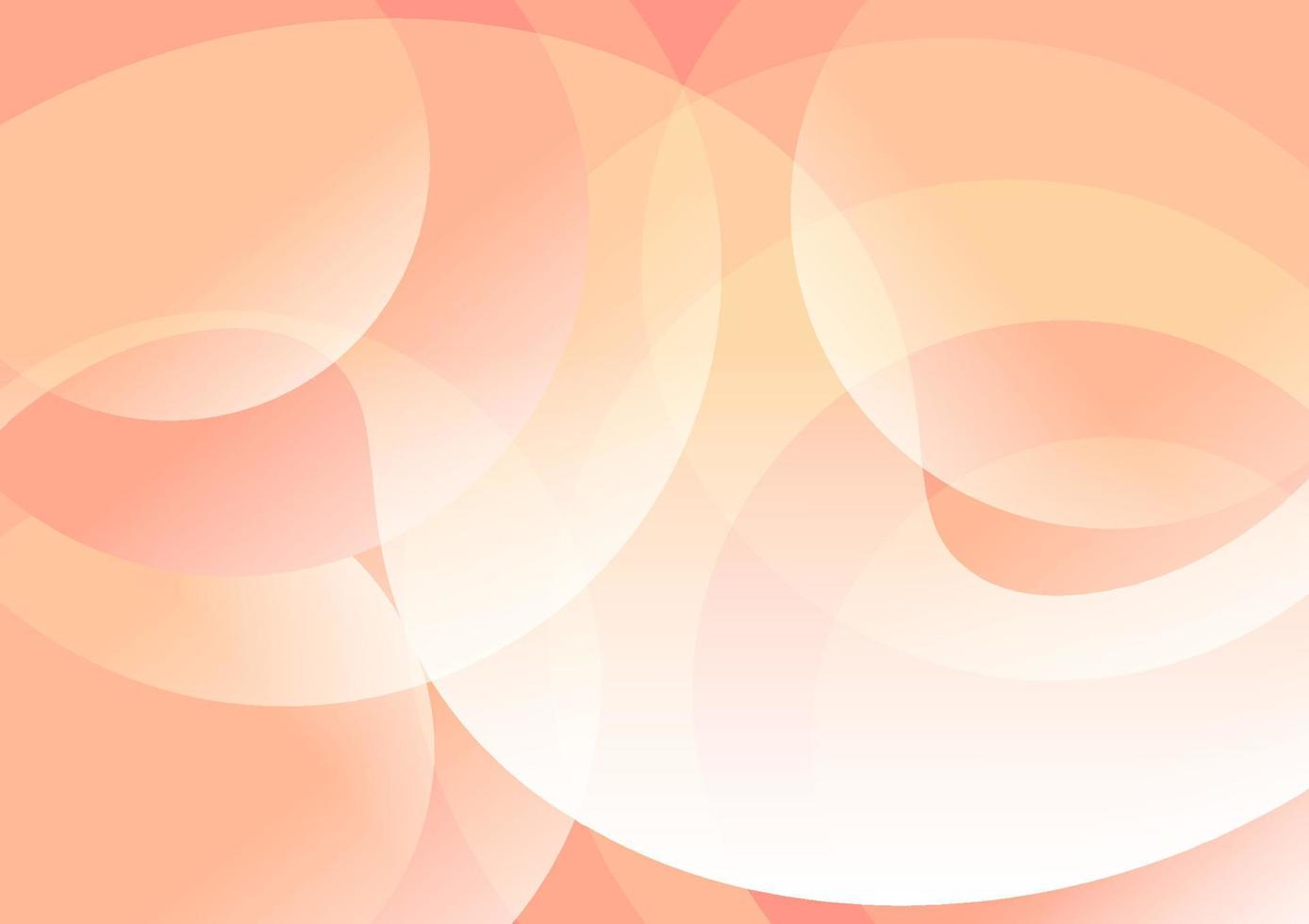 coloré de courbe ou de vagues sur fond pastel orange, toile de fond abstraite pour bannière technologique. vecteur