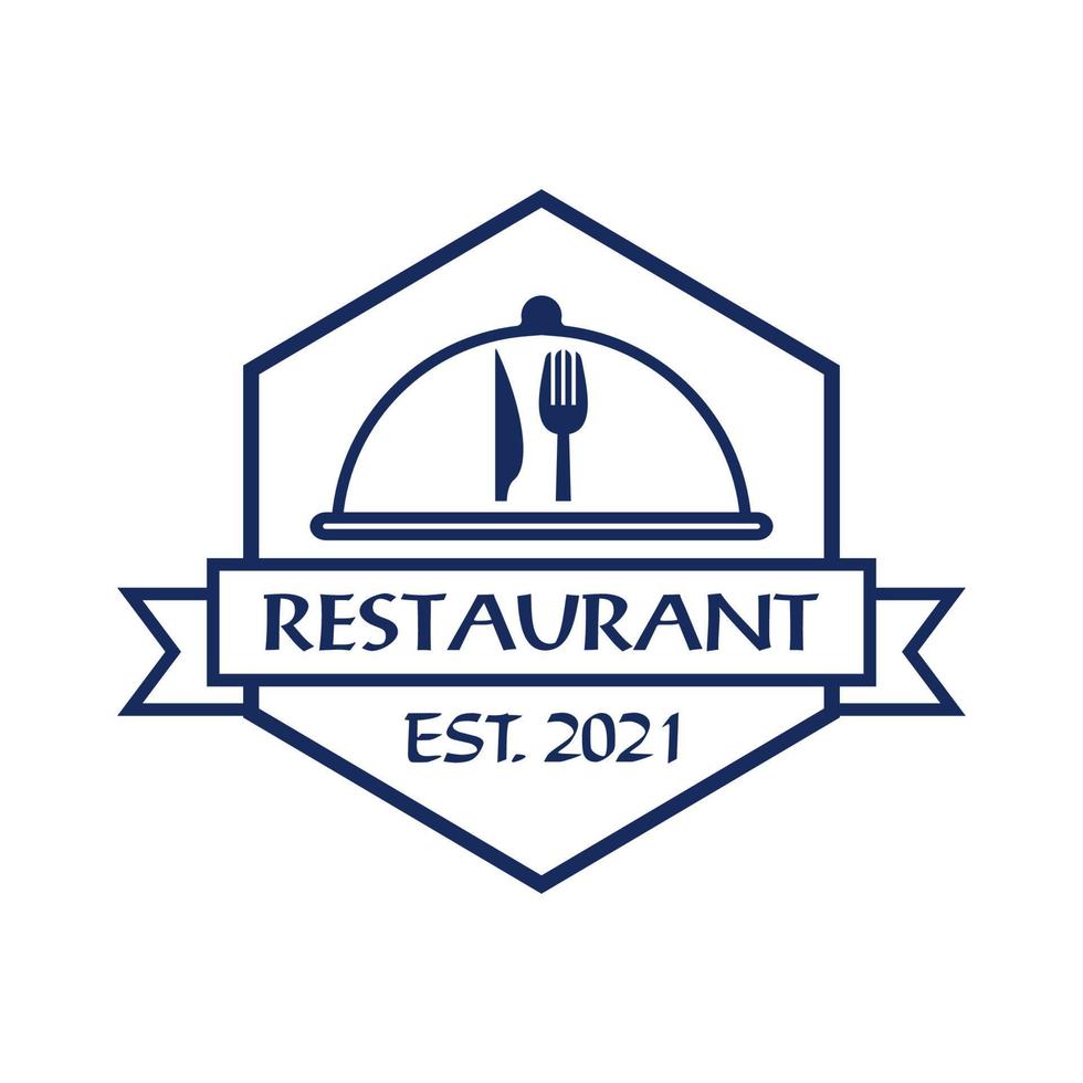 logo de restaurant, vecteur de logo alimentaire