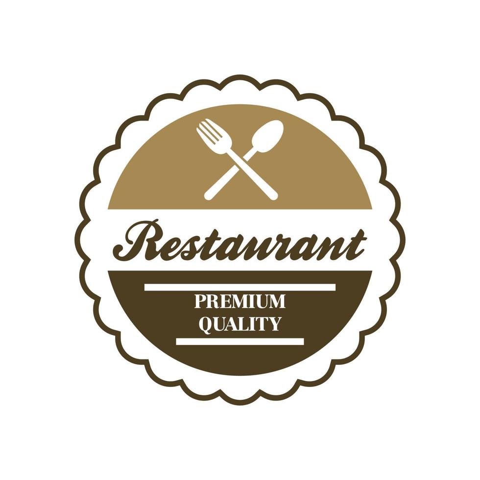 vecteur de restaurant, vecteur de logo de nourriture