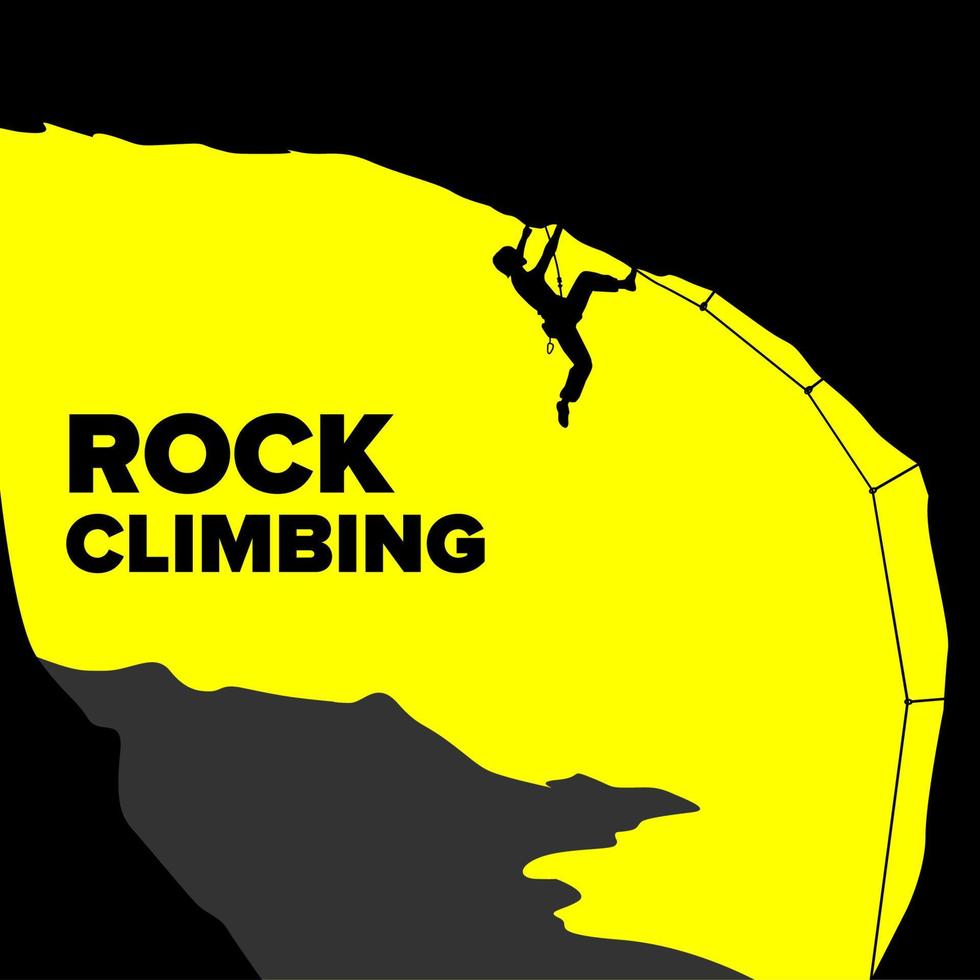 illustration vectorielle de grimpeur vecteur