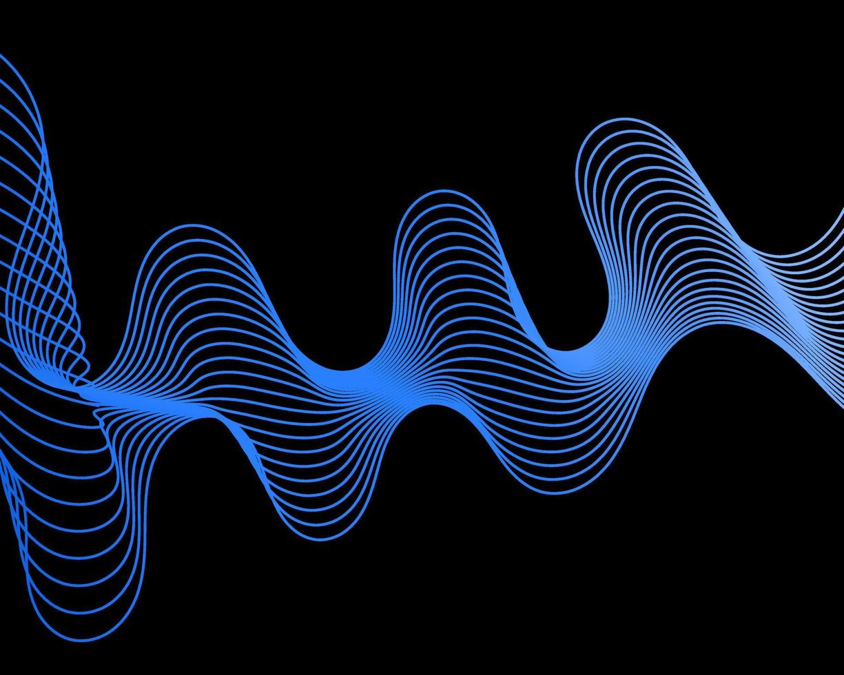 fond de spectre coloré ou lignes d'onde vectorielles fluides dynamiques isolées sur fond blanc vecteur