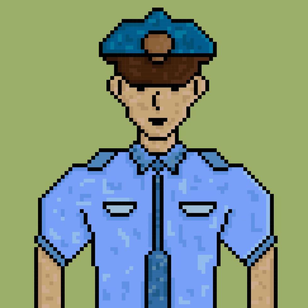 illustration de police de pixel de conception de style vecteur