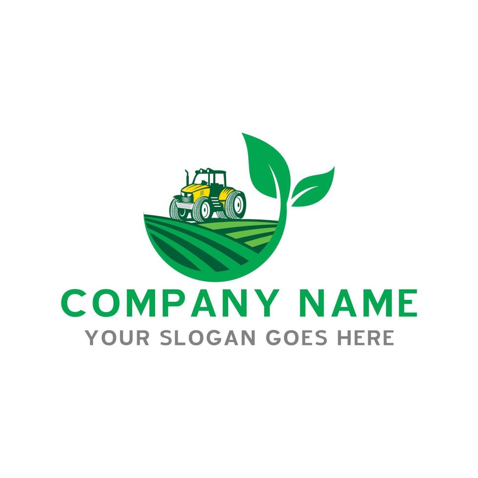 logo de la ferme, vecteur du logo de l'agriculture