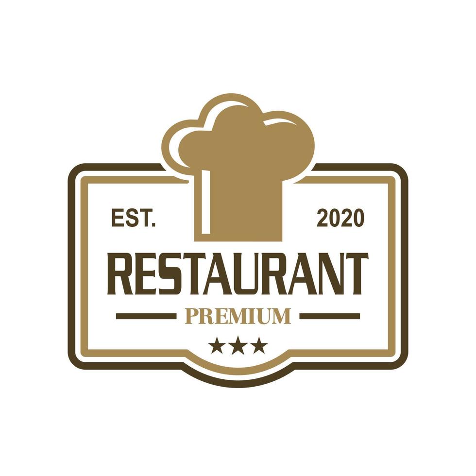 vecteur de restaurant, vecteur de logo de nourriture