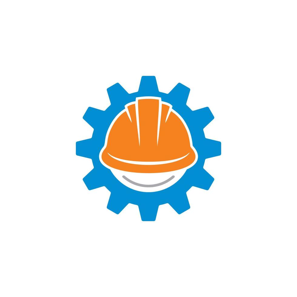 logo de construction, vecteur de logo de l'industrie