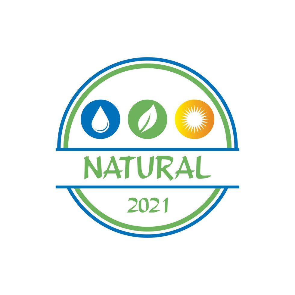 logo de l'agriculture, vecteur de logo naturel