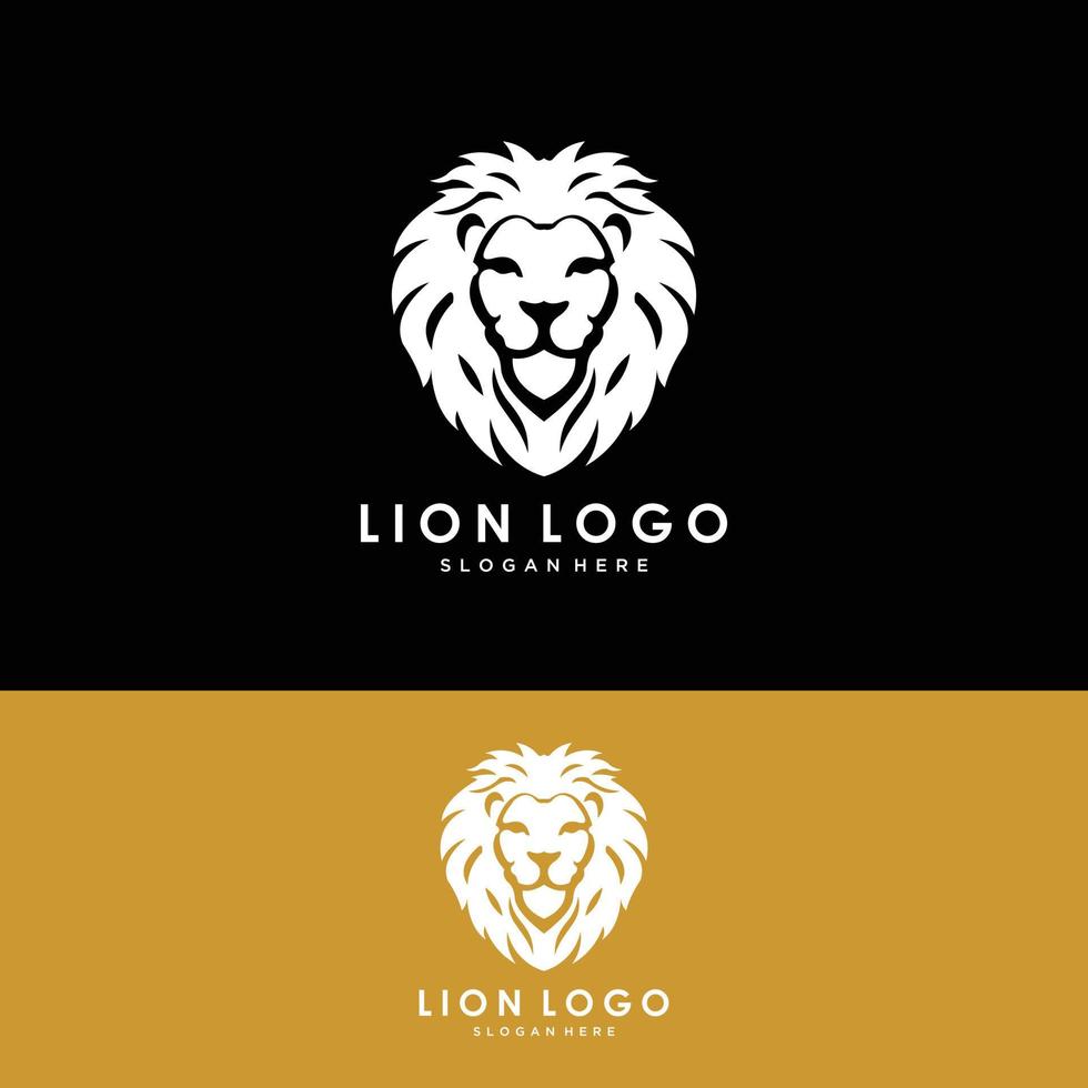 modèle de logo de lion vecteur